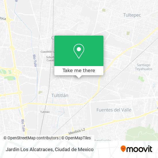 Jardin Los Alcatraces map