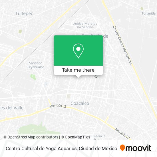 Centro Cultural de Yoga Aquarius map