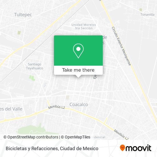 Bicicletas y Refacciones map