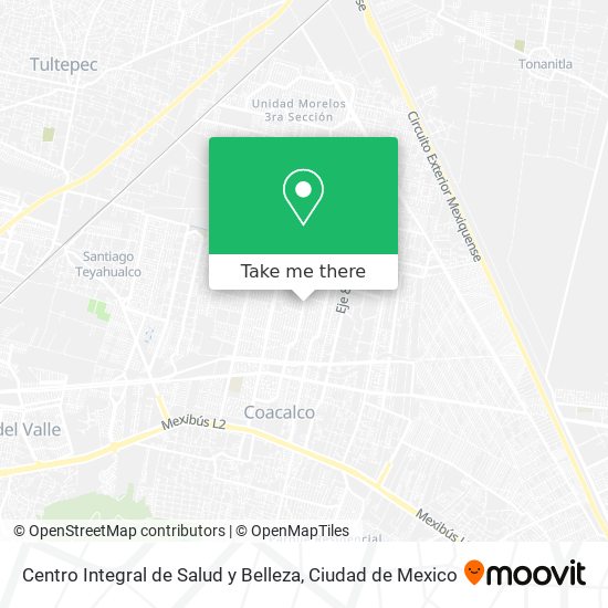 Centro Integral de Salud y Belleza map