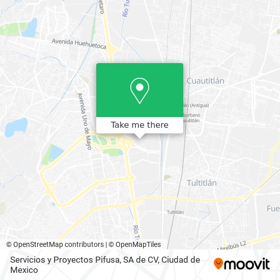 Servicios y Proyectos Pifusa, SA de CV map