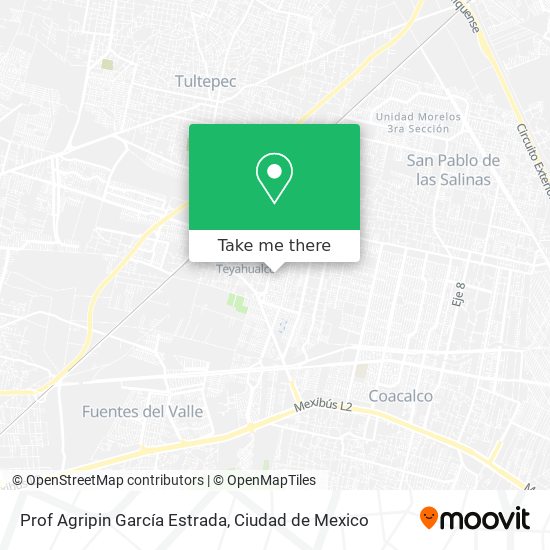Prof Agripin García Estrada map