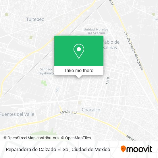 Reparadora de Calzado El Sol map