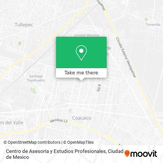 Centro de Asesoría y Estudios Profesionales map
