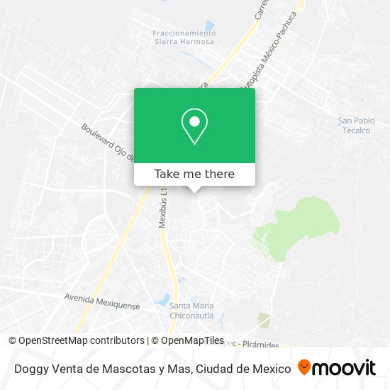 Mapa de Doggy Venta de Mascotas y Mas