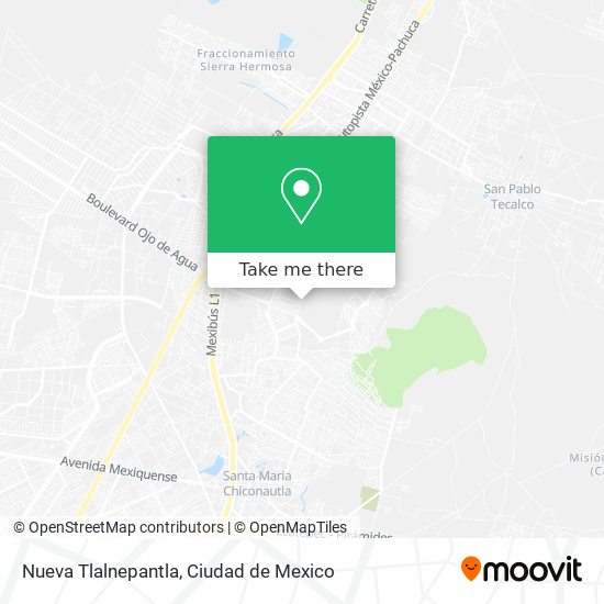 Nueva Tlalnepantla map