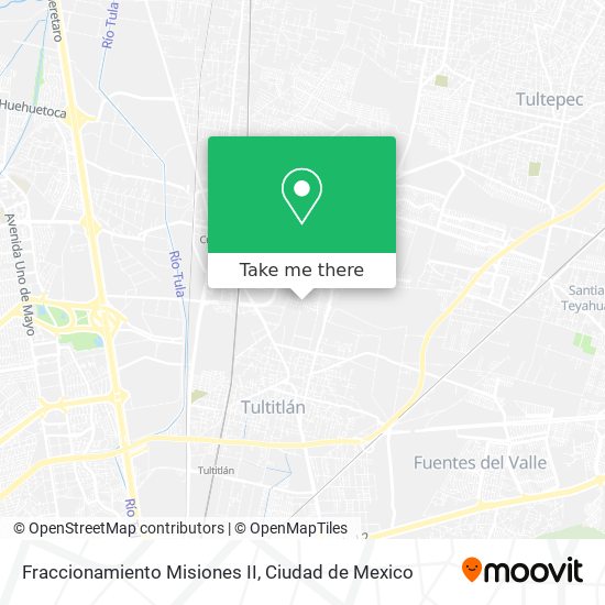 Mapa de Fraccionamiento Misiones II