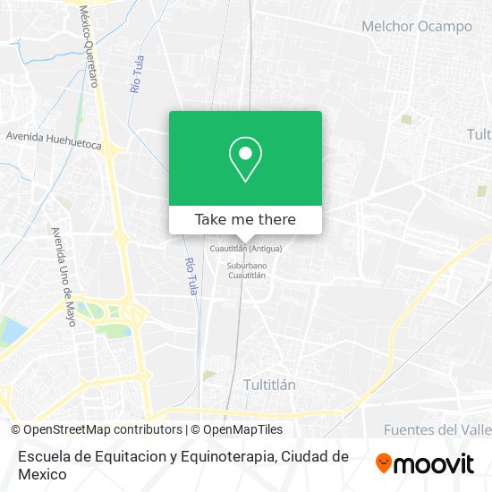 Escuela de Equitacion y Equinoterapia map