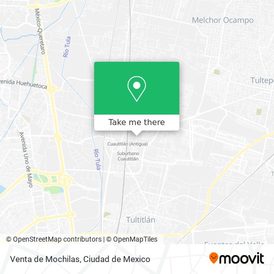 Mapa de Venta de Mochilas