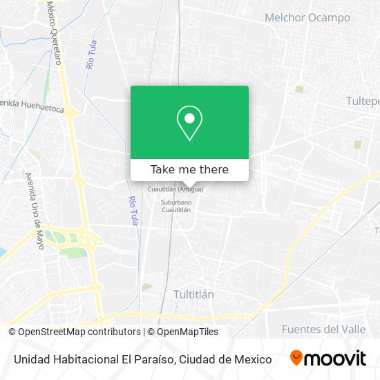 Unidad Habitacional El Paraíso map