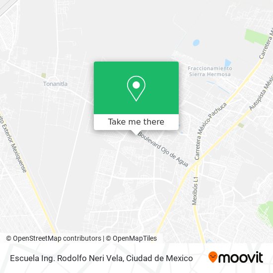 Escuela Ing. Rodolfo Neri Vela map
