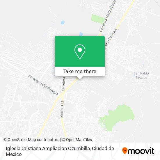 Mapa de Iglesia Cristiana Ampliación Ozumbilla