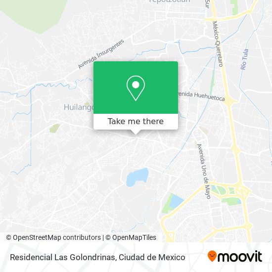 Residencial Las Golondrinas map