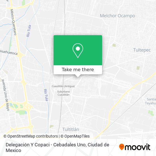 Mapa de Delegación Y Copaci - Cebadales Uno