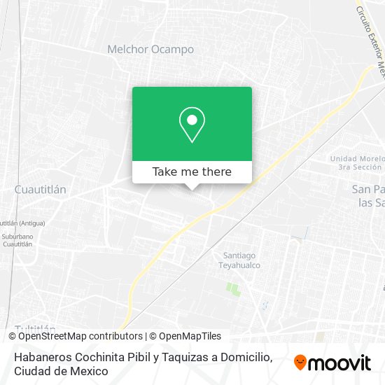 Habaneros Cochinita Pibil y Taquizas a Domicilio map