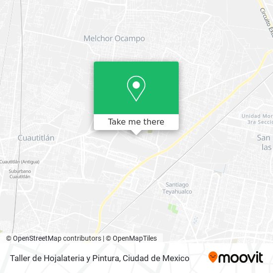 Taller de Hojalateria y Pintura map