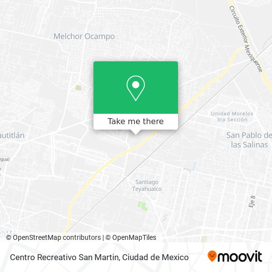 Centro Recreativo San Martin map