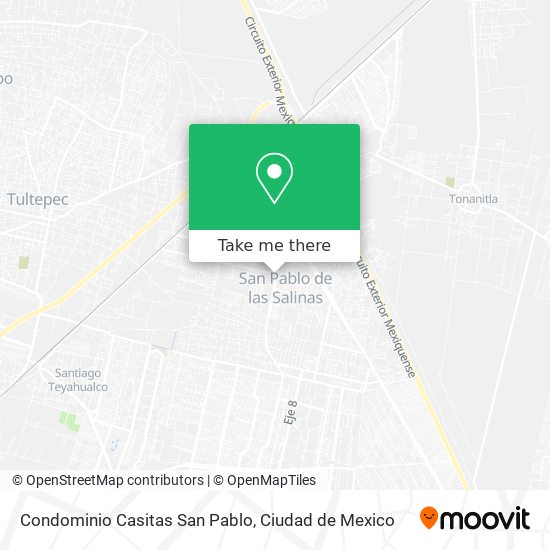 Condominio Casitas San Pablo map