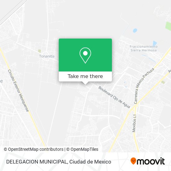 DELEGACION MUNICIPAL map