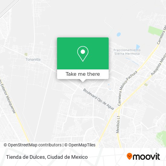 Tienda de Dulces map