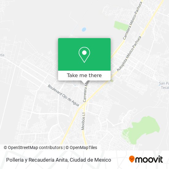 Mapa de Pollería y Recaudería Anita