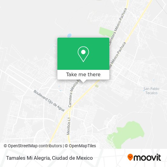 Tamales Mi Alegría map