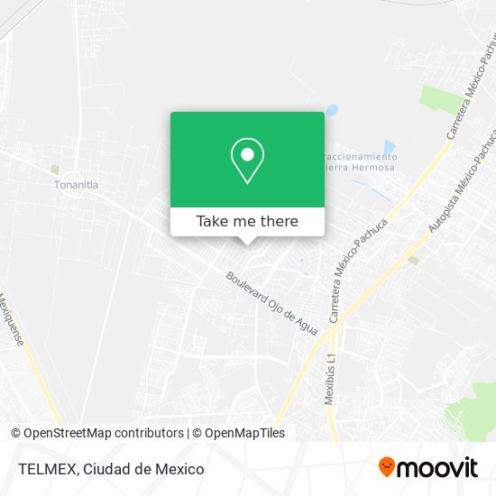 Mapa de TELMEX