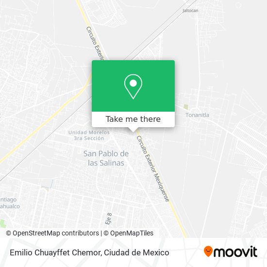 Mapa de Emilio Chuayffet Chemor
