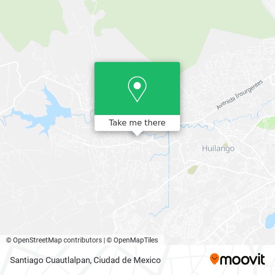 Santiago Cuautlalpan map