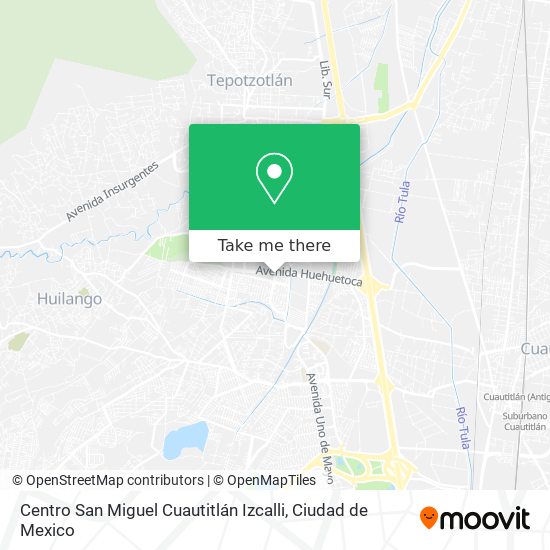 Mapa de Centro San Miguel Cuautitlán Izcalli