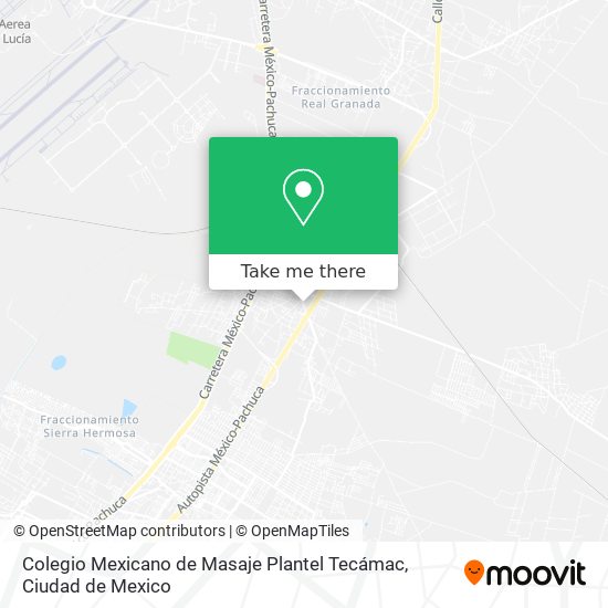 Colegio Mexicano de Masaje Plantel Tecámac map