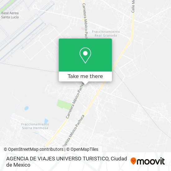 Mapa de AGENCIA DE VIAJES UNIVERSO TURISTICO