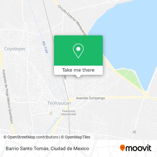 Mapa de Barrio Santo Tomás
