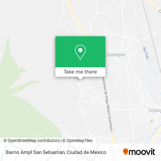 Barrio Ampl San Sebastián map