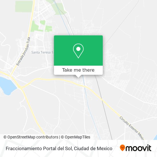 Mapa de Fraccionamiento Portal del Sol