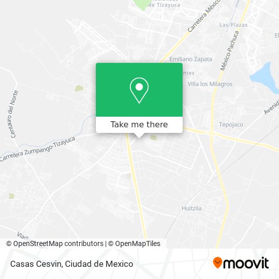 Mapa de Casas Cesvin