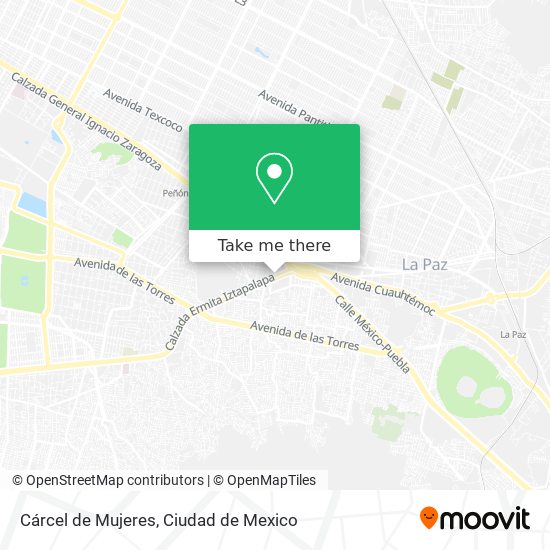 Cárcel de Mujeres map