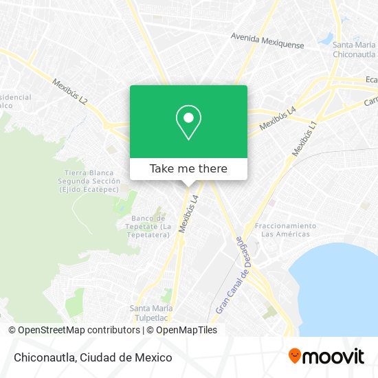 How to get to Chiconautla in Coacalco De Berriozábal by Bus or Train?