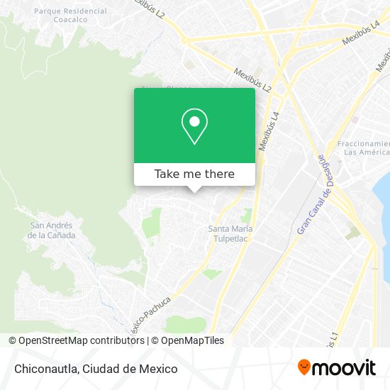 Chiconautla map