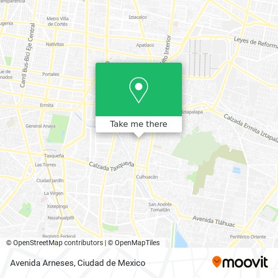 Avenida Arneses map