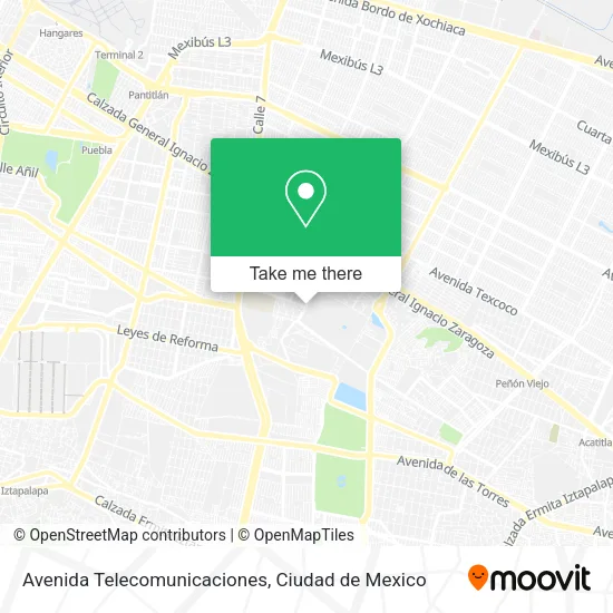 Avenida Telecomunicaciones map