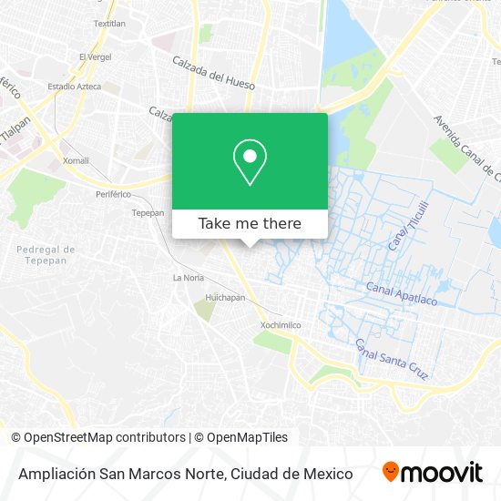 Ampliación San Marcos Norte map