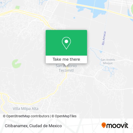 Citibanamex map