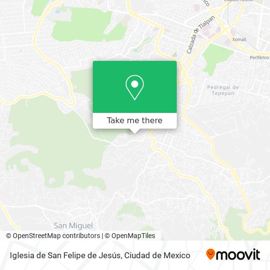 Mapa de Iglesia de San Felipe de Jesús