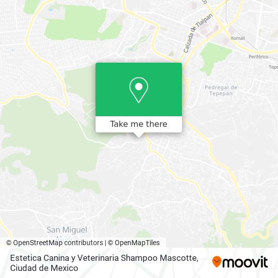 Mapa de Estetica Canina y Veterinaria Shampoo Mascotte