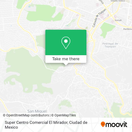 Super Centro Comercial El Mirador map