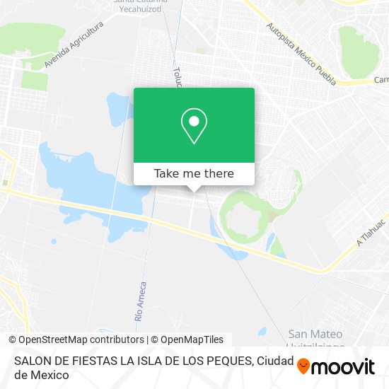 SALON DE FIESTAS LA ISLA DE LOS PEQUES map
