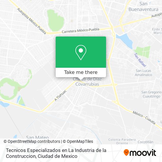 Tecnicos Especializados en La Industria de la Construccion map