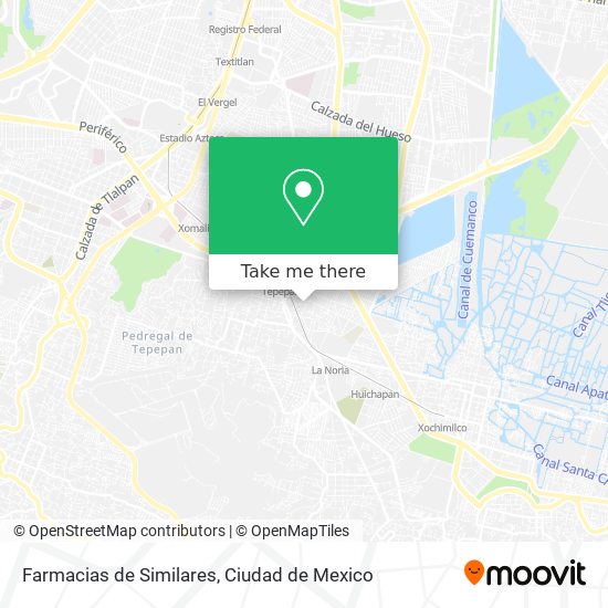 Farmacias de Similares map