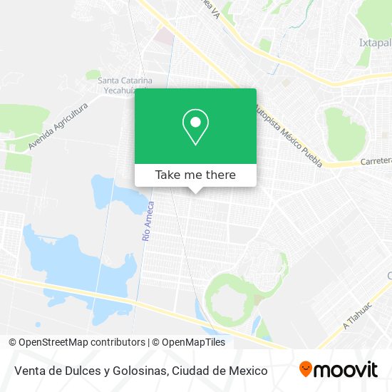 Mapa de Venta de Dulces y Golosinas